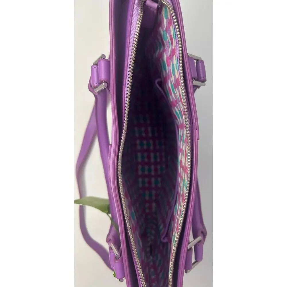 Vera Bradley‎ Women's Lilac Composition Satchel Adjustable Straps